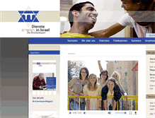 Tablet Screenshot of dienste-in-israel.org